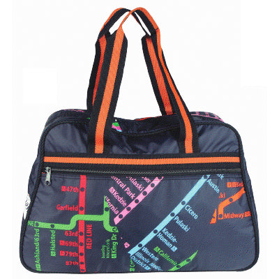 CTA Rail Map Large Carrying Bag - CTAGifts.com