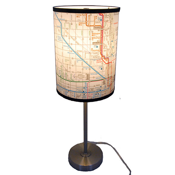 Buy Chicago Map Lamp