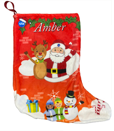 Festive Cheer (Personalized) Holiday Stocking - CTAGifts.com