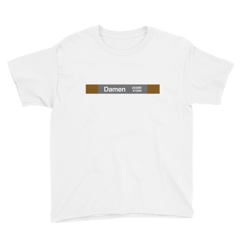Damen (Brown) Youth T-Shirt - CTAGifts.com