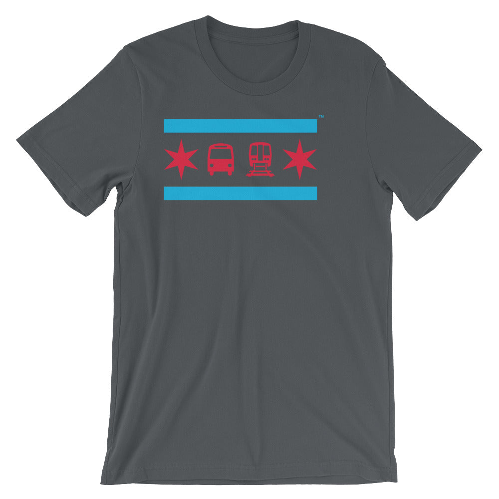 Flag of the City of Chicago - Chicago Flag - T-Shirt