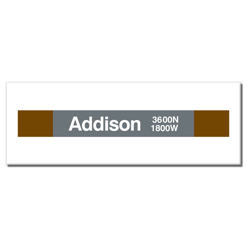 Addison (marrón) Imán