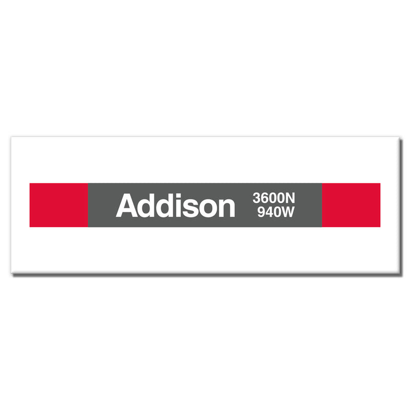 Addison (Red) Magnet