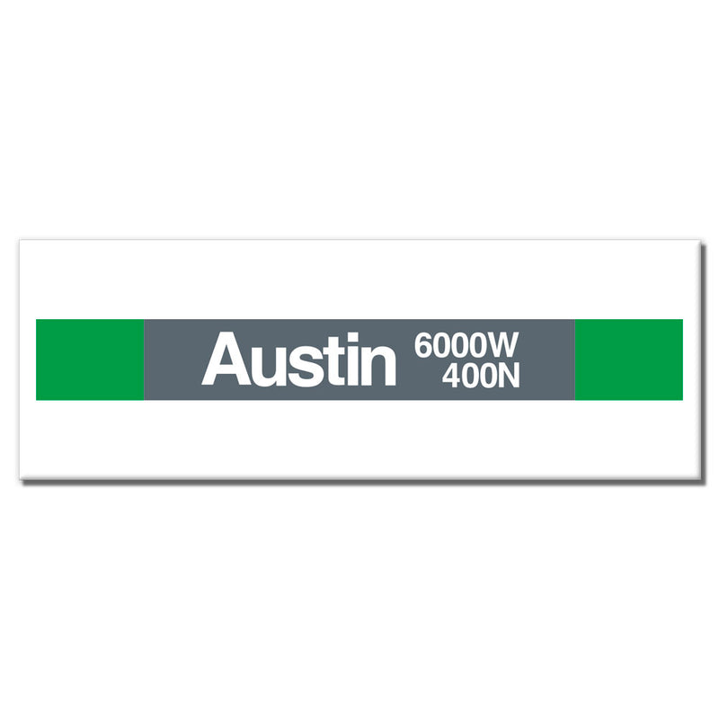 Austin (verde) Imán