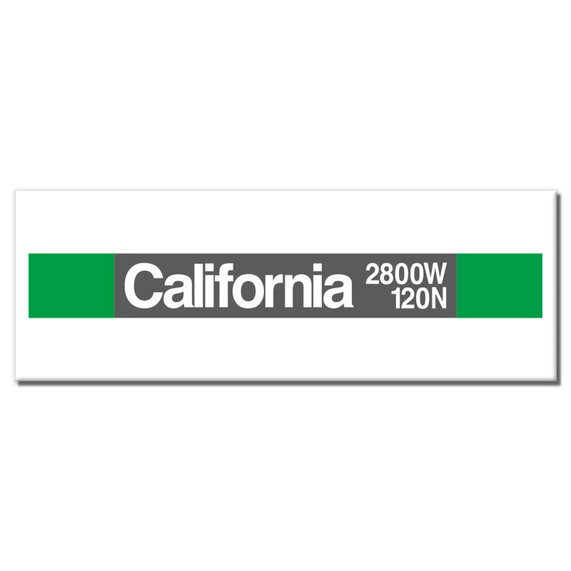 California (verde) Imán