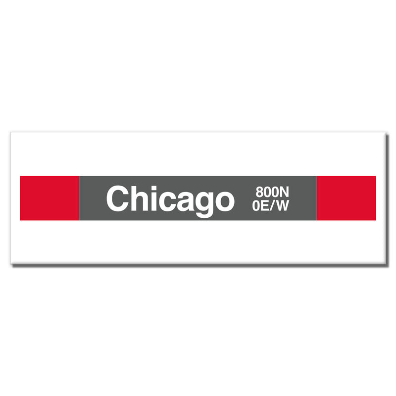 Chicago (Red) Magnet
