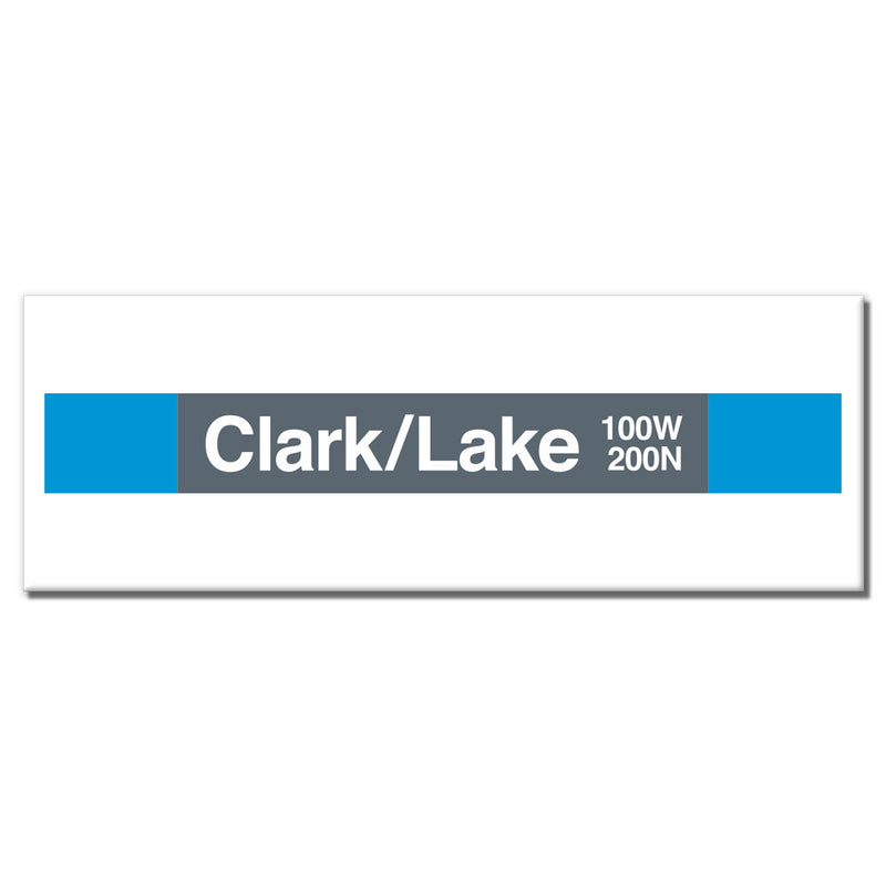 Clark/Lago (Azul) Imán