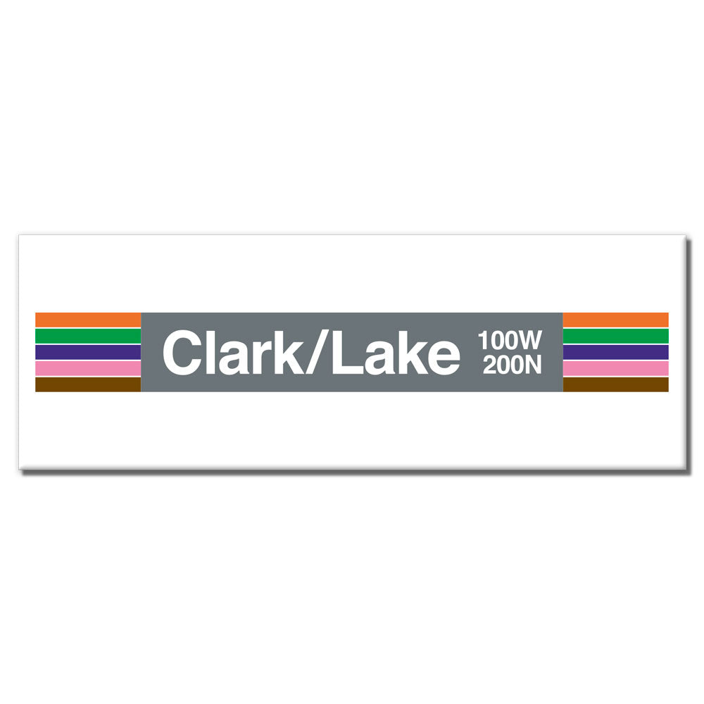 CTA Station Clark/Lake (LOOP) Magnet – CTAGifts.com