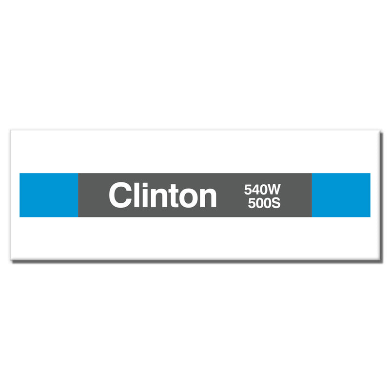 Clinton (azul) Imán