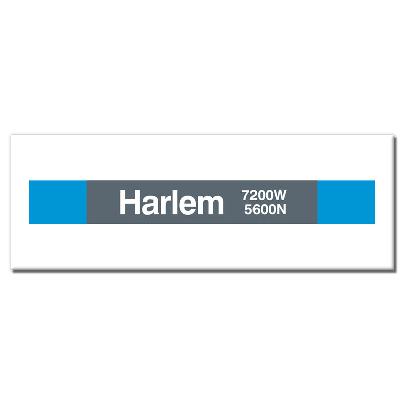 Harlem (Blue 5600N 7200W) Magnet