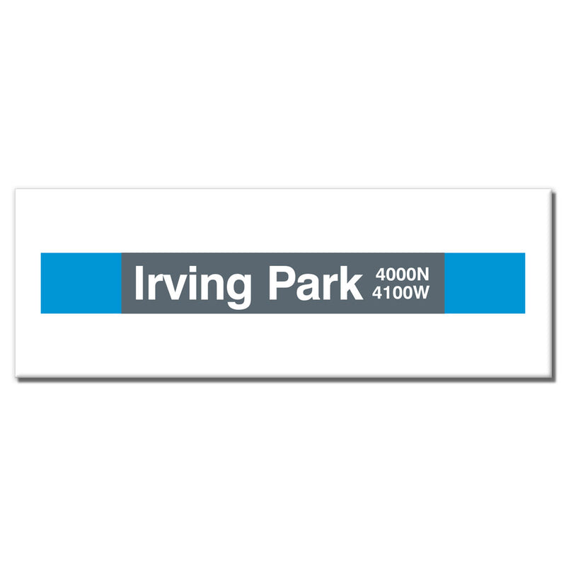 Irving Park (Blue) Magnet