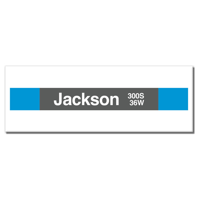 Jackson (azul) Imán