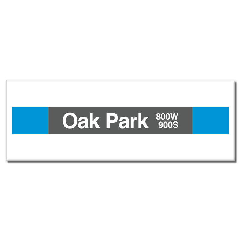 Oak Park (Blue) Magnet
