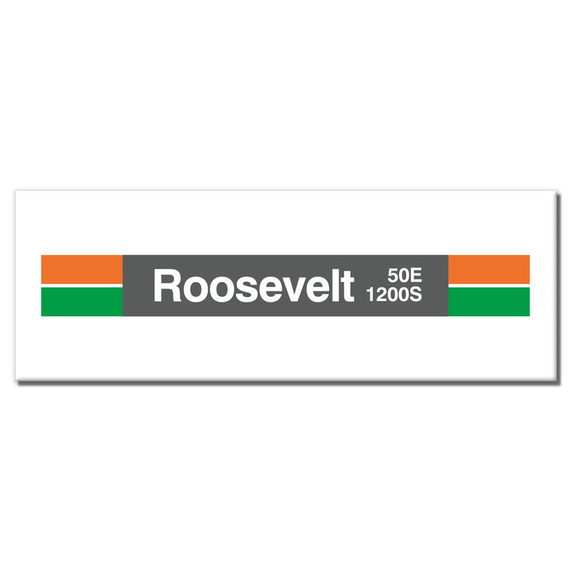 Roosevelt (naranja verde) Imán