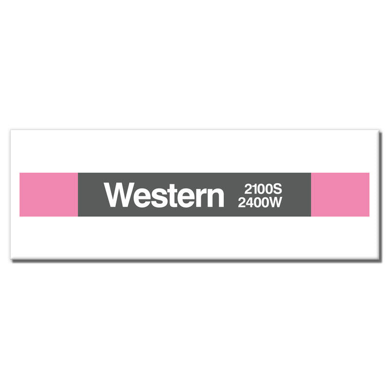Western (Pink) Magnet