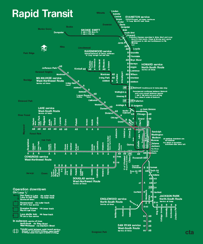 Impresión de la estación B del mapa KDR de 1970