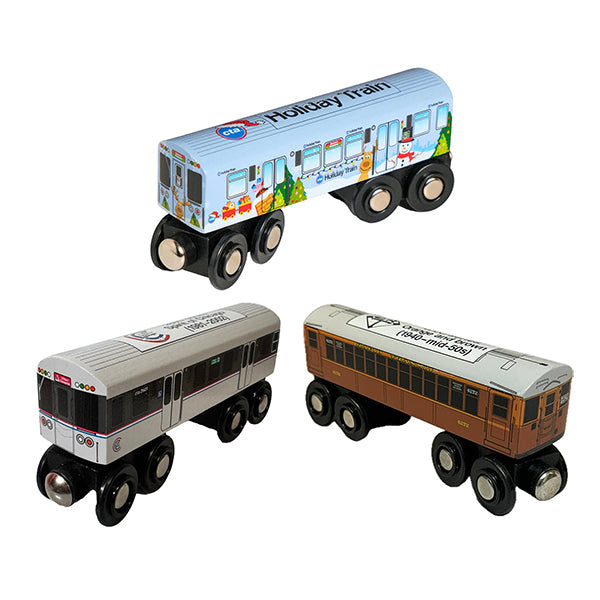 Holiday / Retro Wooden Train Combo