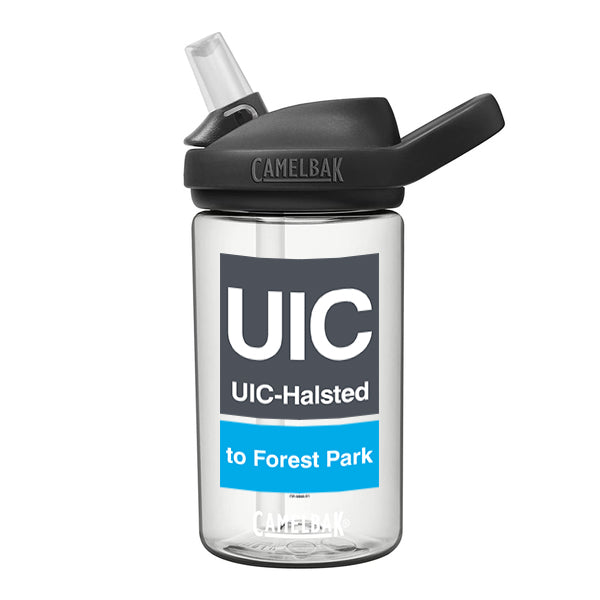 UIC-Halsted (Blue) Kids Waterbottle