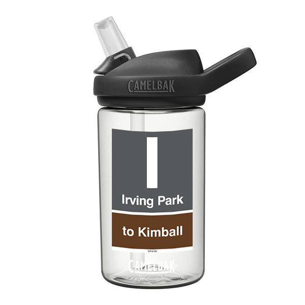 Irving Park (Brown) Kids Waterbottle