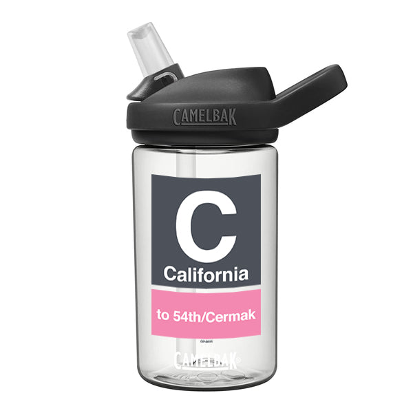 California (Pink) Kids Waterbottle