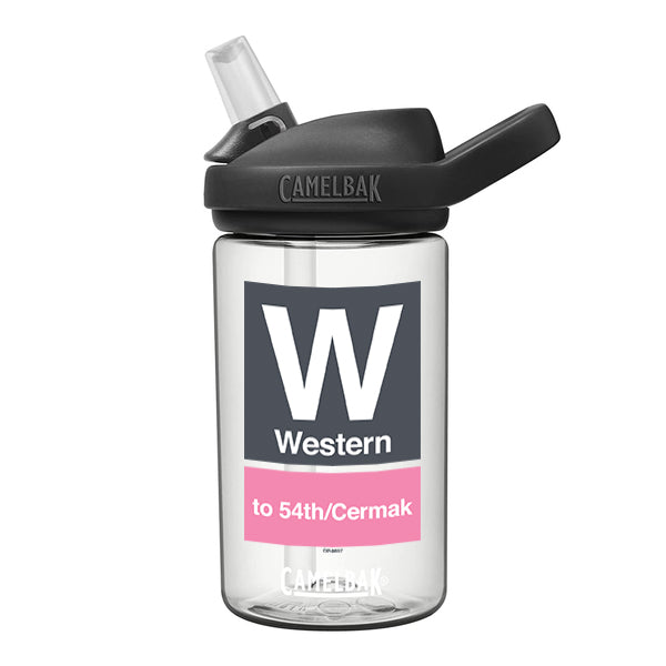 Western (Pink) Kids Waterbottle