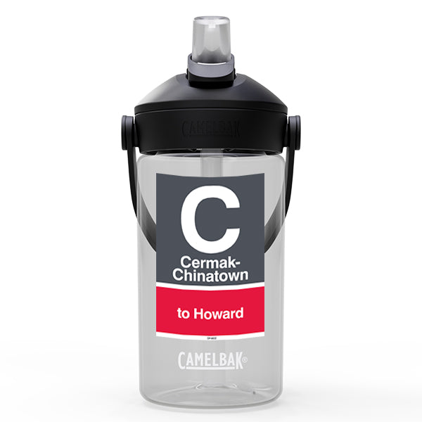 Cermak-Chinatown (Red) Kids Waterbottle