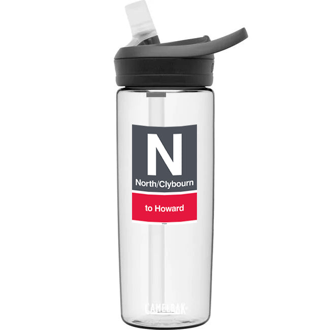 North / Clybourn (Red) Waterbottle