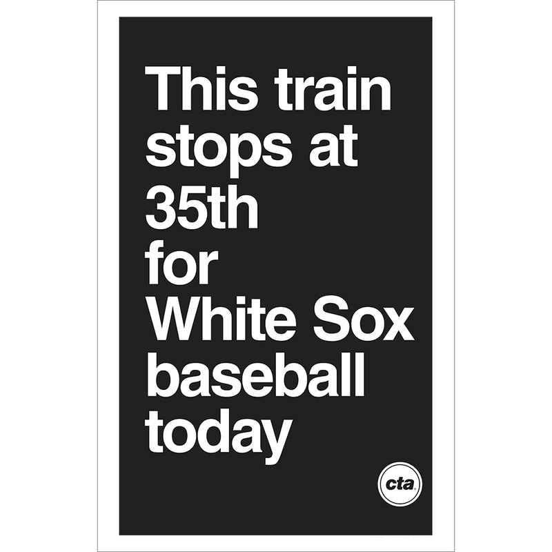Train to the Game (35th) Print