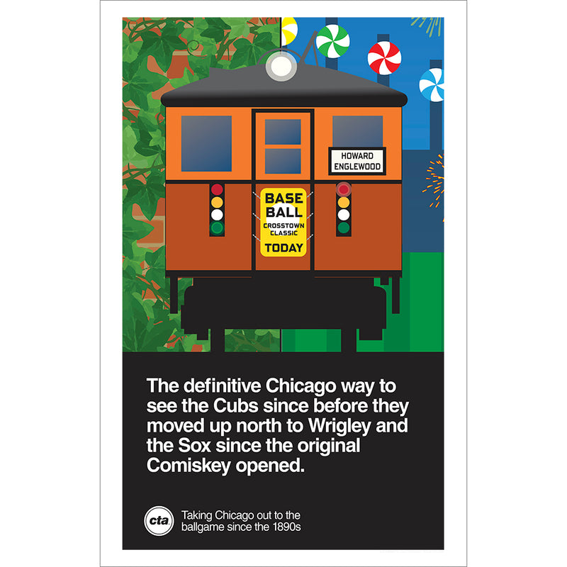 Train to the Game (Crosstown Classic) Print