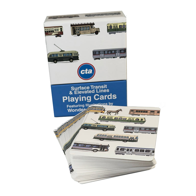 Surface Transit & Elevated Lines Playing Cards