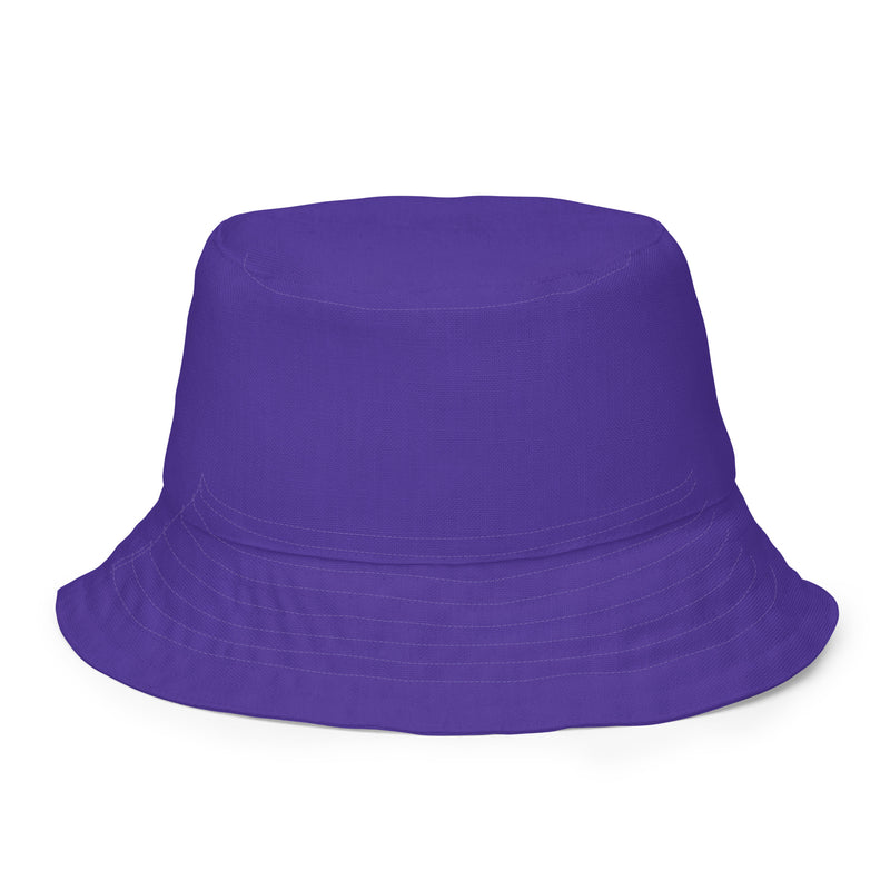 Purple Line Reversible Bucket Hat