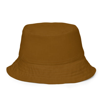 Brown Line Reversible Bucket Hat