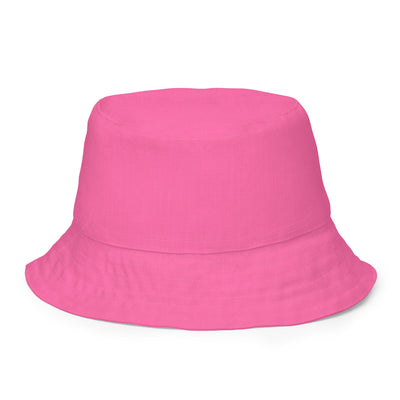 Pink Line Reversible Bucket Hat