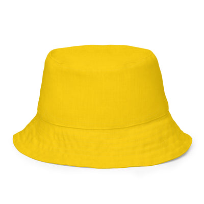 Yellow Line Reversible Bucket Hat