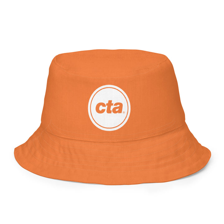arctic orange bucket hat