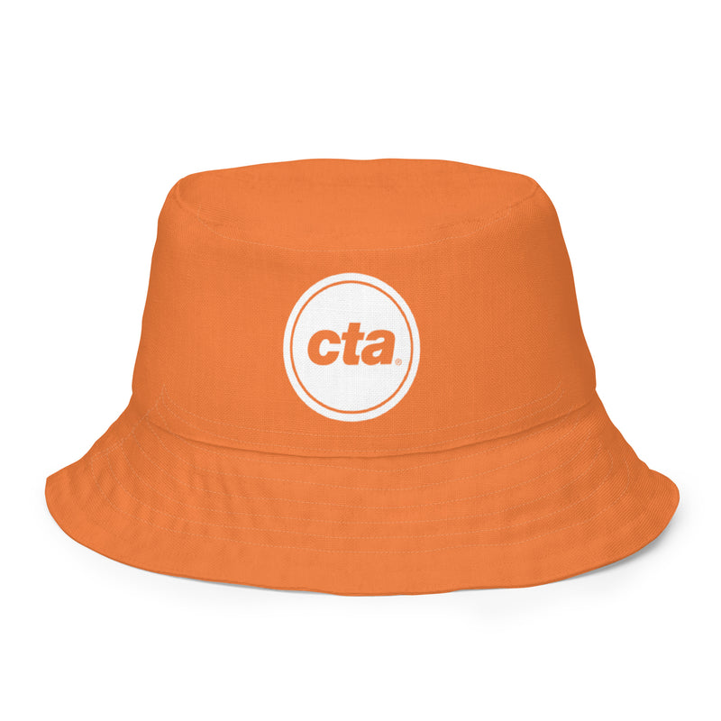 Orange Line Reversible Bucket Hat