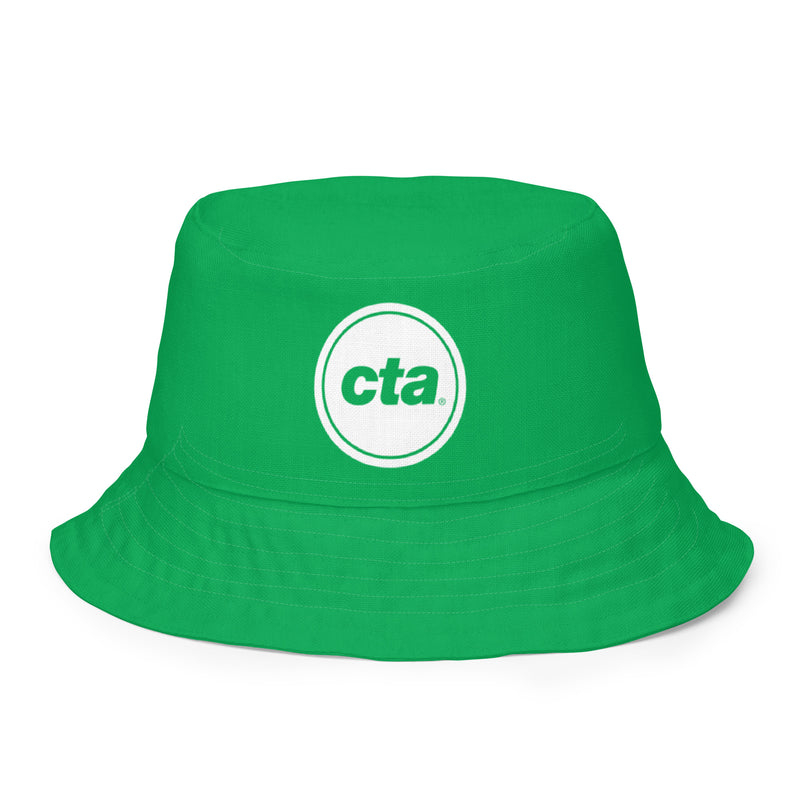 Green Line Reversible Bucket Hat