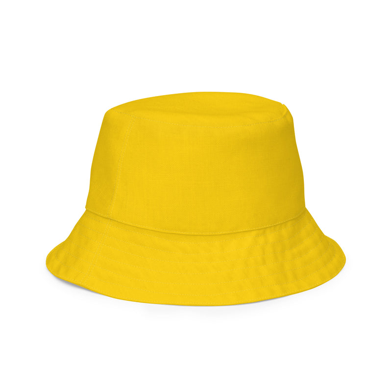 Yellow Line Reversible Bucket Hat