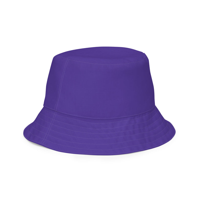 Purple Line Reversible Bucket Hat