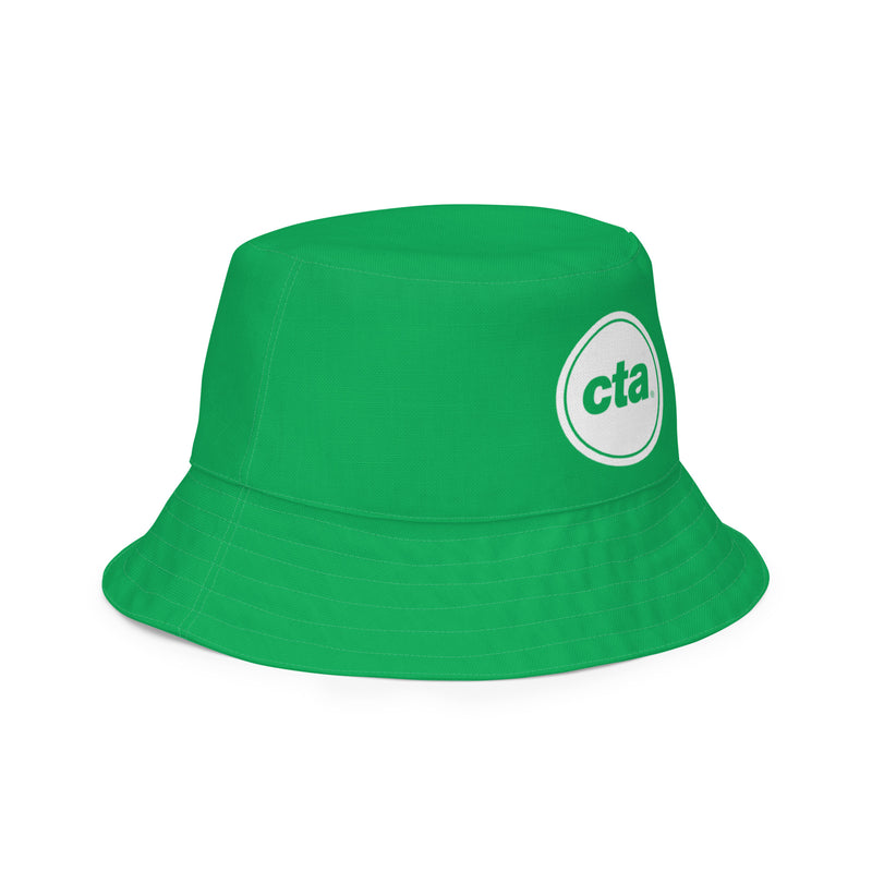 Green Line Reversible Bucket Hat