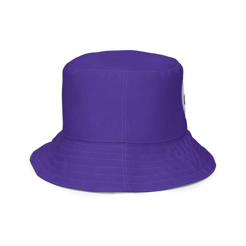 Purple Line Reversible Bucket Hat