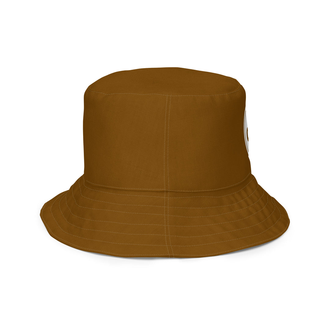 Brown Line Reversible Bucket Hat –
