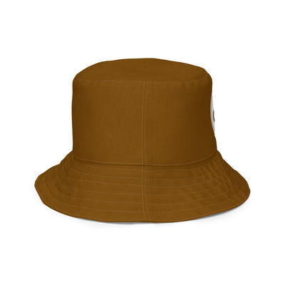 Brown Line Reversible Bucket Hat