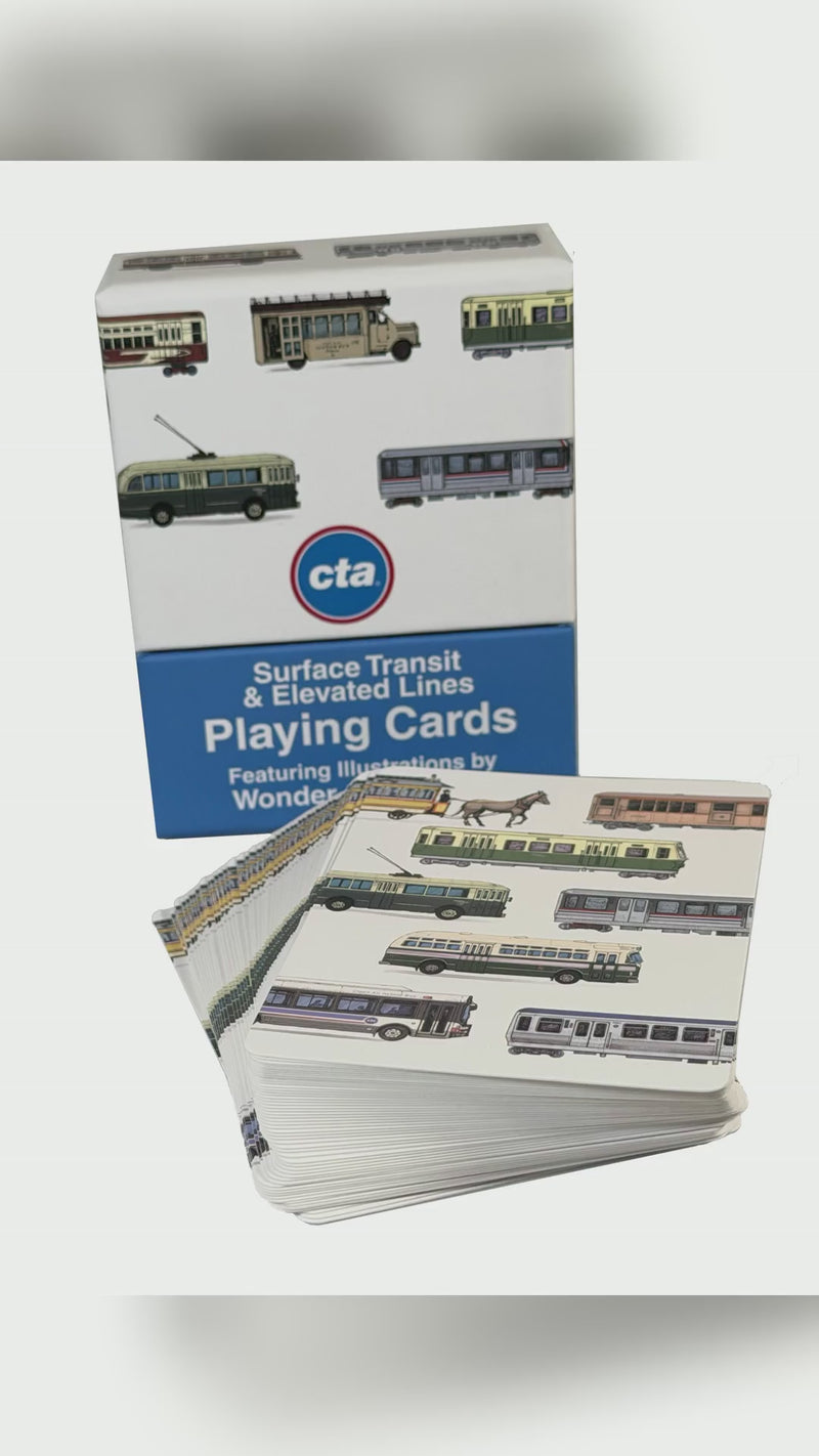Surface Transit & Elevated Lines Playing Cards