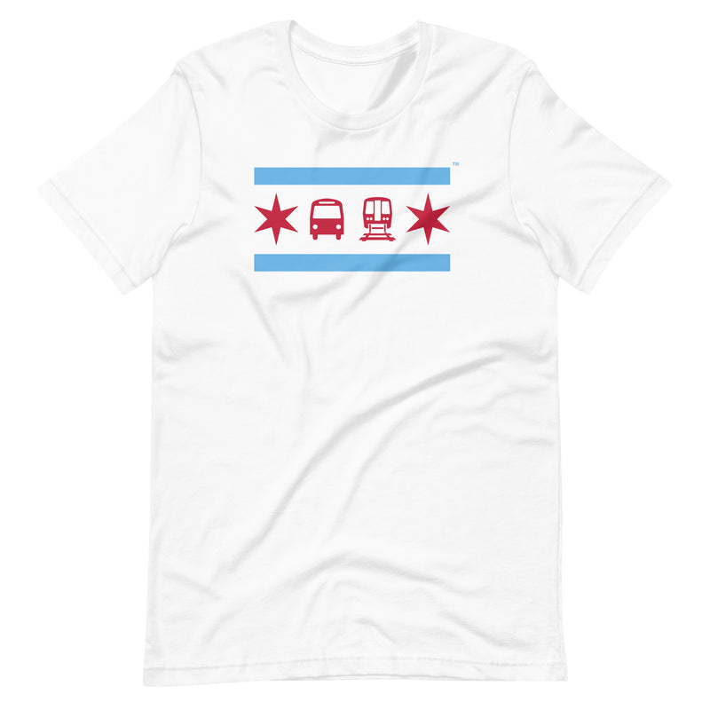 Chicago Flag (White
