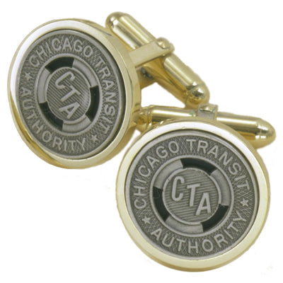 CTA Token Cuff Links (Gold Plate) - CTAGifts.com