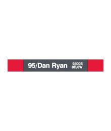 95th/Dan Ryan  Magnet - CTAGifts.com