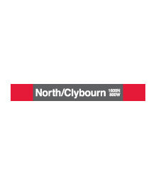 North/Clybourn Magnet - CTAGifts.com