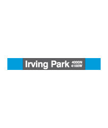 Irving Park (Blue) Magnet - CTAGifts.com
