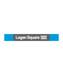 Logan Square  Magnet - CTAGifts.com